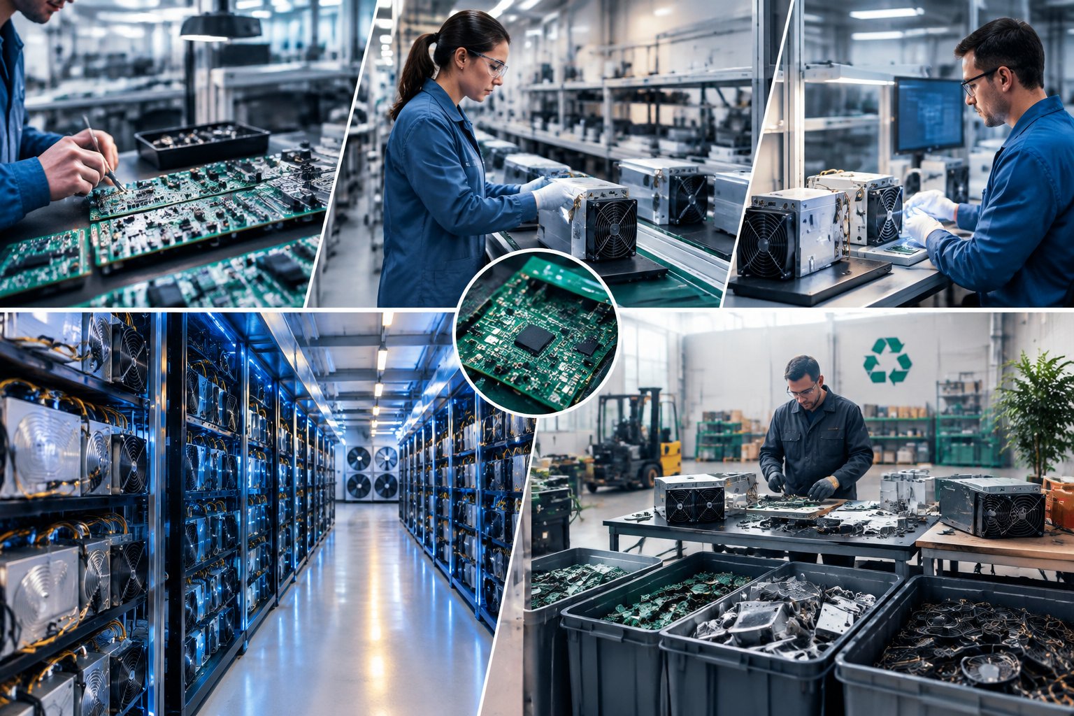 ASIC miner lifecycle for institutional Bitcoin mining fleets